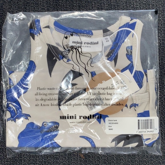 Mini Rodini DRACO Tank NWT - Picture 3 of 4